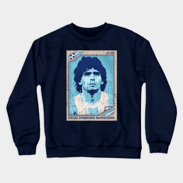 Diego Armando Maradona - 10 Forever Crewneck Sweatshirt by Sachpica